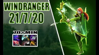 Windranger 7.23e-Epic hard game 70+min