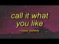 Robbie Doherty Call It What You Like 