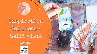 Un outil d'inspiration pour sortir de ta route Gel press / Gelli plate