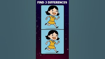 FIND 3 DIFFERENCES! #shorts #find3differences