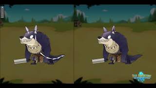 2D Animation Time-lapse | Werewolf | Reel Adventure | Unity