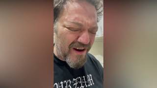 Bam Margera having a drunken mental breakdown and vomiting on Instagram