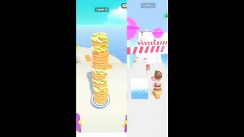 PANCAKE RUN vs ICE CREAM RUN - Triple Game