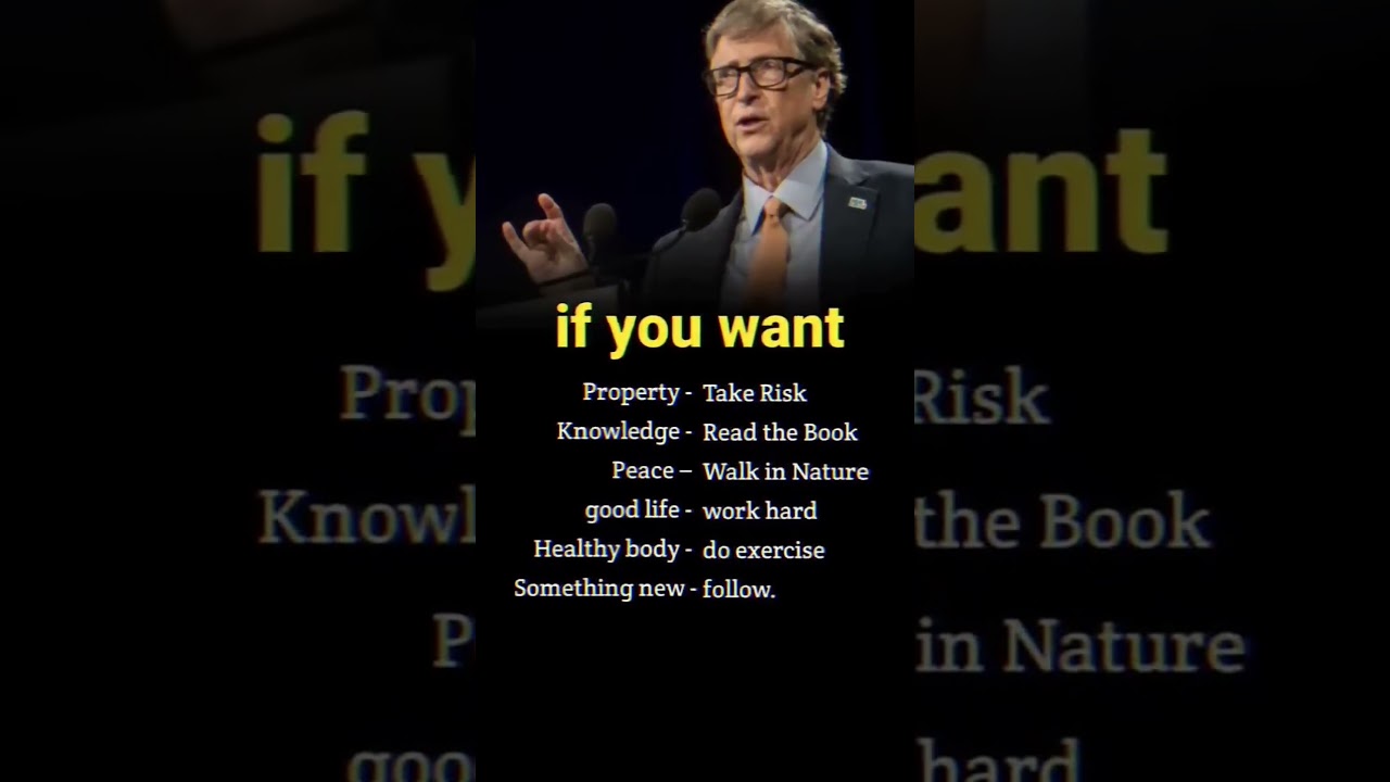 Bill gates said take Risk... 