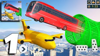 Impossible Bus Stunt Driving - Free Bus Games 2020 - Gameplay Part 1 Levels 1-3 (Android, iOS) screenshot 5