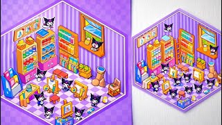 💫 Cute Kurumi Sticker ASMR 💜 | Relaxing | Cozy Mood |Calm✨ screenshot 1