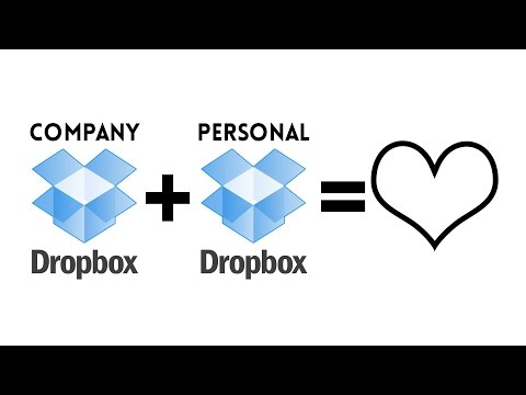 How to Pair Company Dropbox Account with Personal Dropbox Account