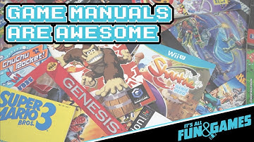 Why I Miss Video Game Manuals