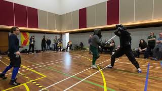 Miro Lahtela vs Václav Sokol in Longsword Gold medal match of London HEMA Open 2025