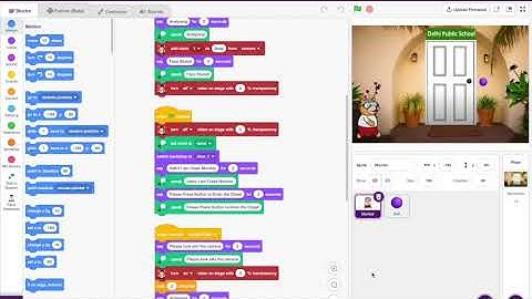 Face detection attendance by Anay & Kartik on Pictoblox