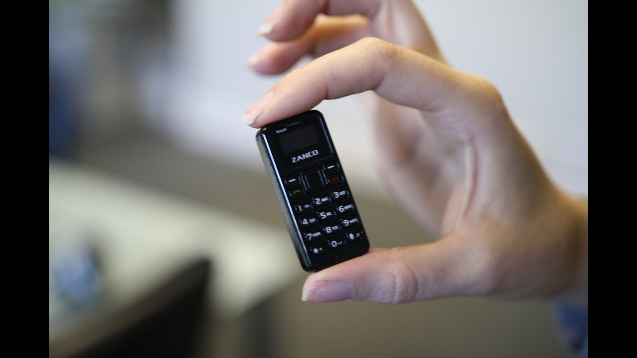 Voici le Zanco tiny t1, le plus petit téléphone portable du monde