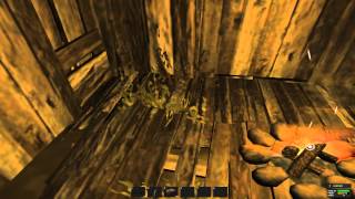 Rust Alpha- How to Craft Weapons using a Campfire/ Reinforcing Your House
