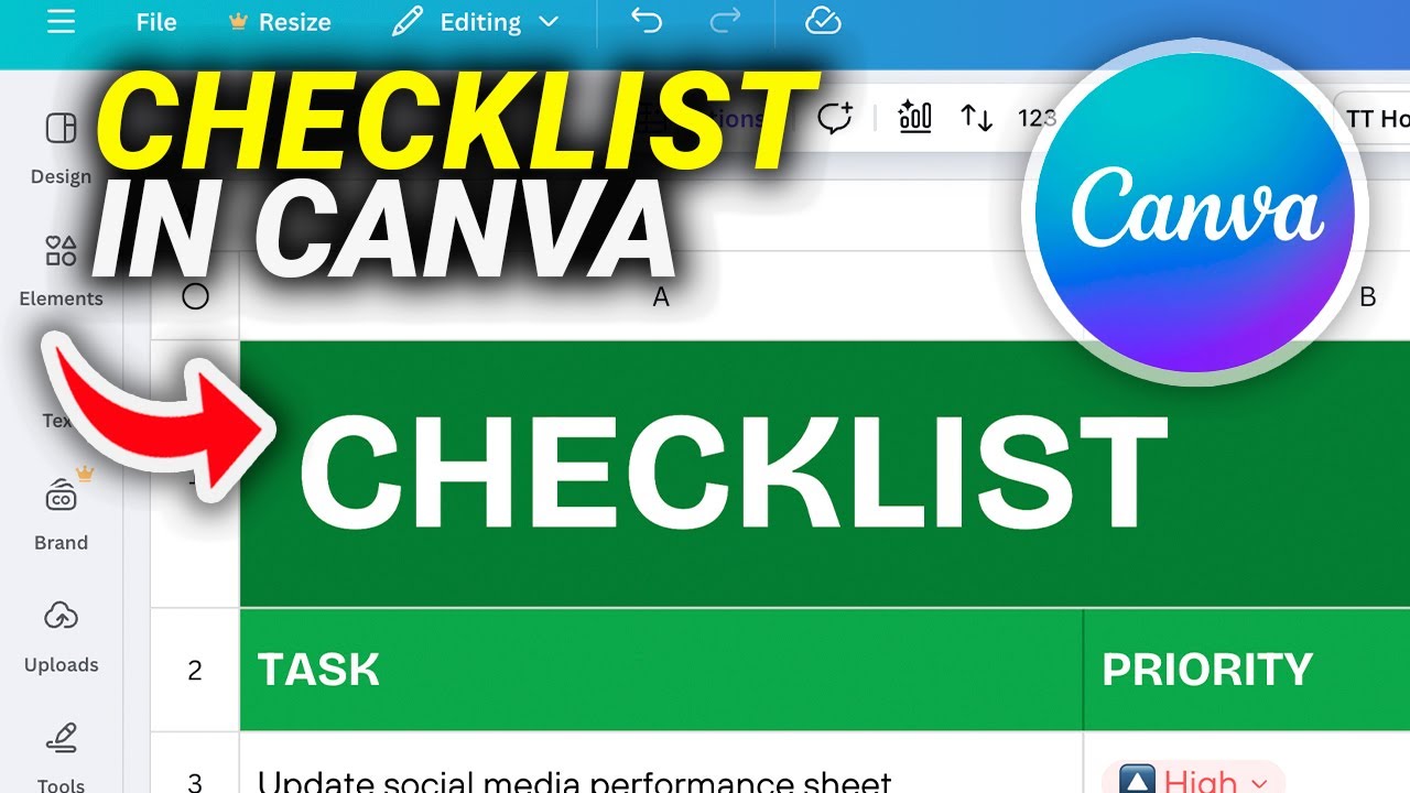 How To Make a Checklist in Canva Fast! - YouTube