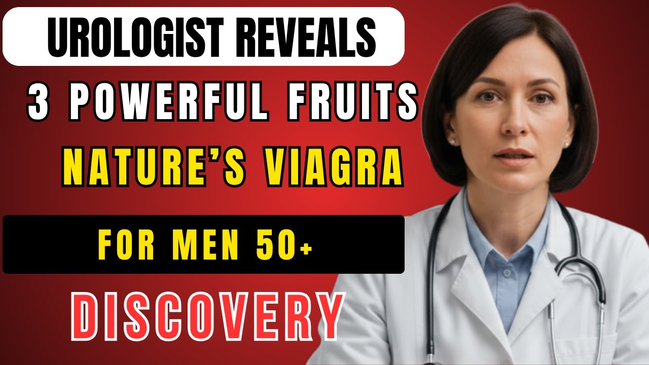 Urologist Reveals: 3 Fruits That Act Like "Nature's Viagra" for Men Over 50! | Dr. Claire Foster