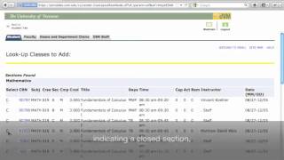 Registering for Courses