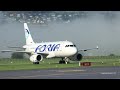 Adria Airways Airbus A319 Landing / Close-Up Taxi-In / Take Off @ Airport Bern-Belp