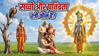  भगवान श्री कृष्ण ने बताया - सच्ची और पतिव्रता स्त्री कौन है?॥ जय श्री कृष्णा