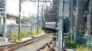 名鉄2000系2006F「知多新線全線開通30周年記念号」太田川到着(MHフルx2・HD）