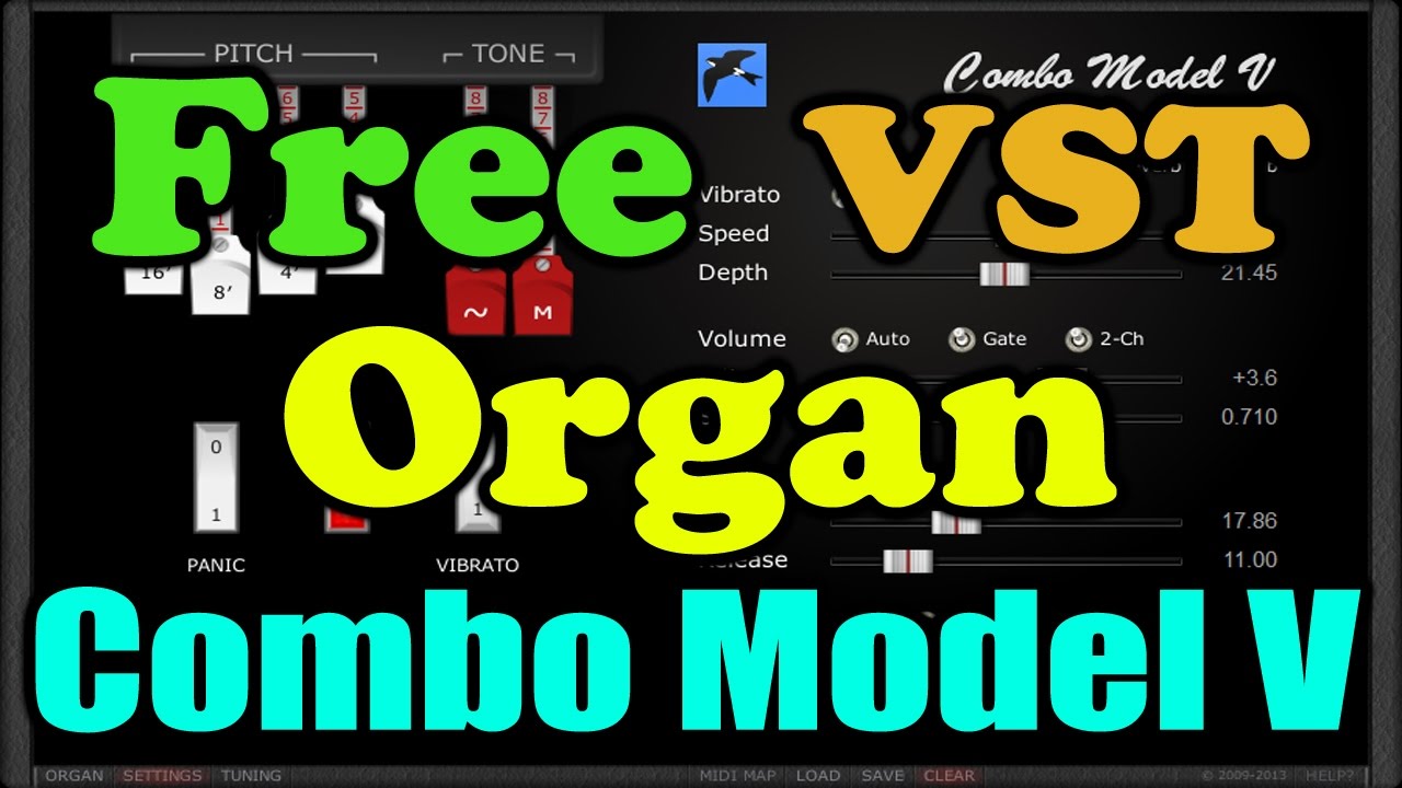 free bass vst amp Combo Model V || Free VST Plugin || Combo Organ