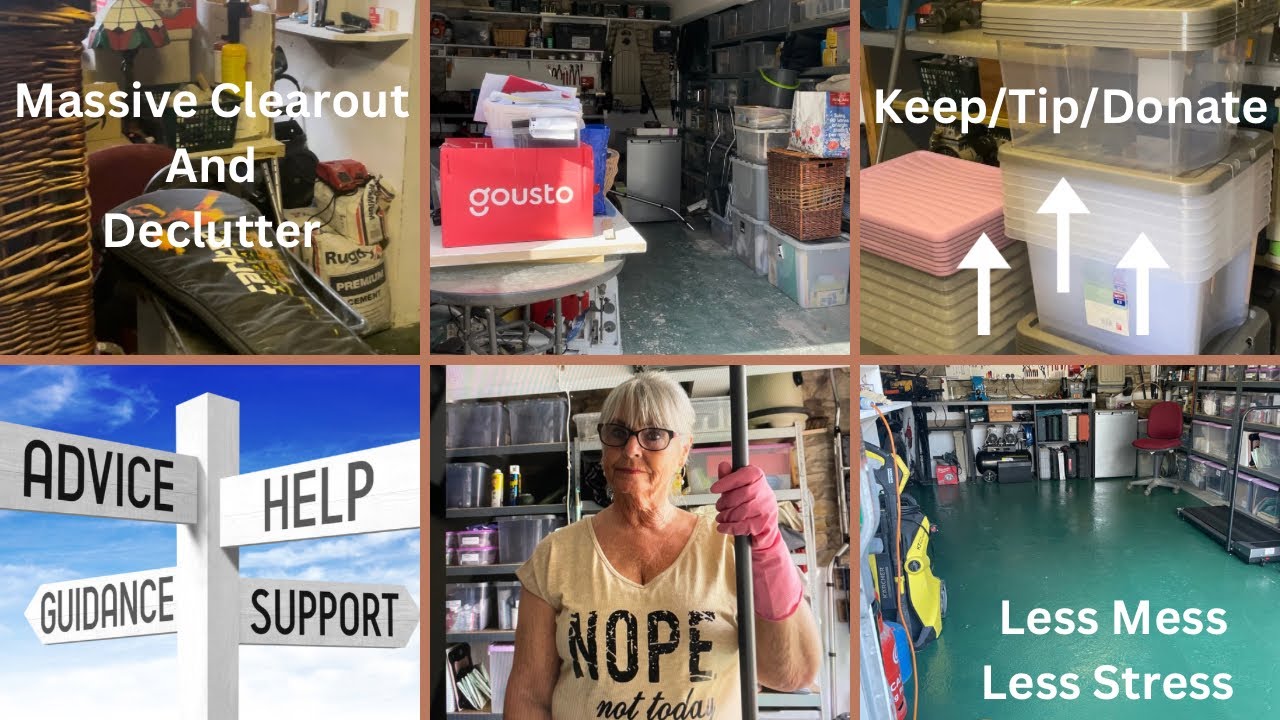Massive Garage Declutter And Organise / Cleaning Motivation ...