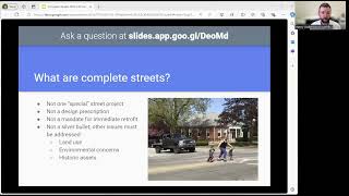 MAST 2024 Complete Streets Implementation Grant Information Session