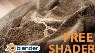 Blender - Free Procedural Cloth Shader for Blender