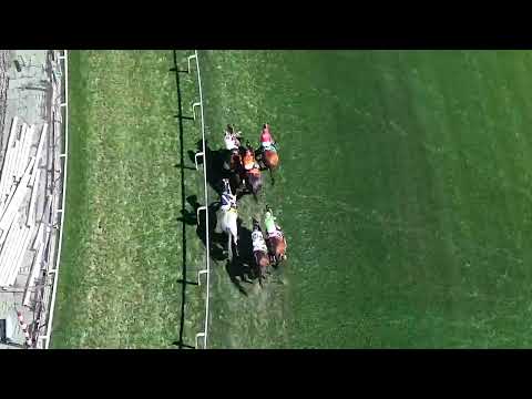 Drone Footage - Lee's Baby Girl wins Race 7 on Monday, June 15 at Santa Anita Park