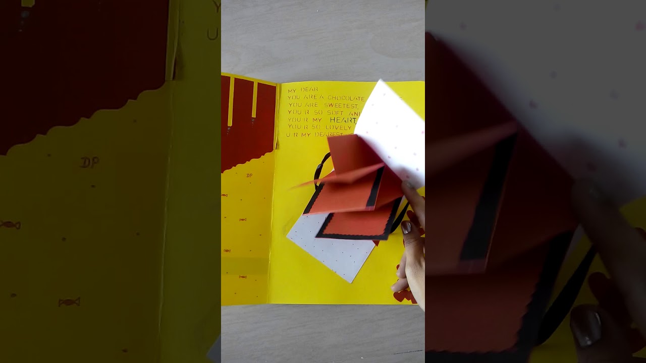 Card idea for Chocolate day....