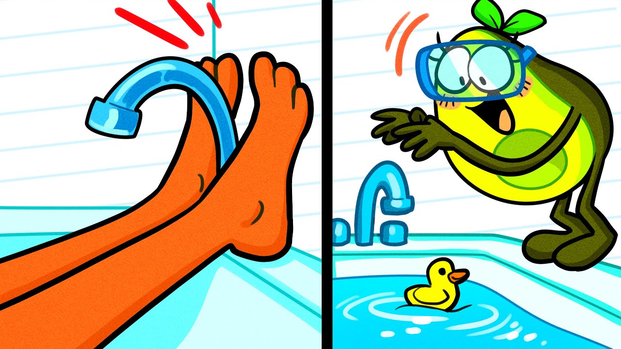 Long Legs vs Short Legs Problems Animated Shorts Avocado Couple