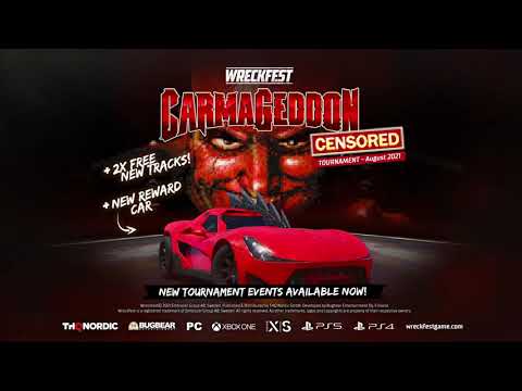 Wreckfest: Carmageddon Tournament Update August 2021