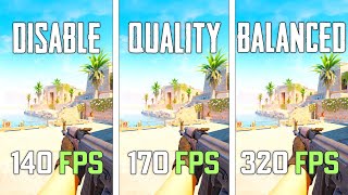 Counter Strike 2 : FidelityFX Super Resolution - Quality vs Balanced vs Performance