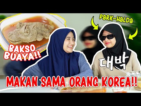 BAKSO BUAYA MERCON // MAKAN BARENG ORANG KOREA