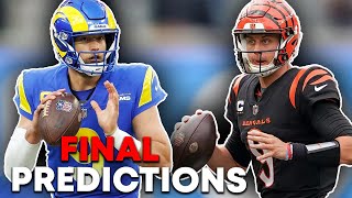 Rams vs Bengals Week 3 NFL Final Predictions