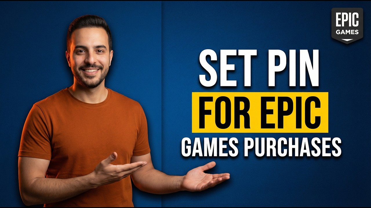How To Set Pin For Epic Games Purchases (Easy Security Guide) - YouTube