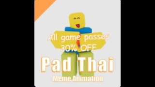 Red Blue ???30% Off Pad Thai Meme Animation