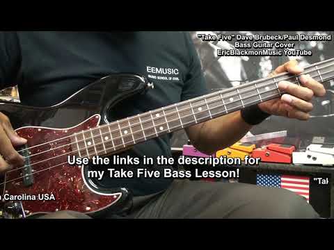 take-five-dave-brubeck-bass-guitar-cover-&-link-to-lesson-ericblackmonmusic-bass