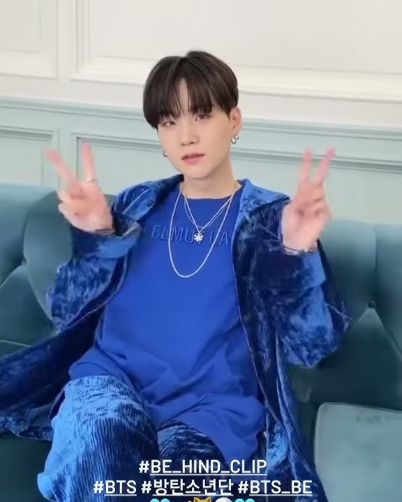 Suga BE Behind Video on BTS  Instagram Story.