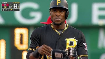 STL@PIT: Marte reaches on error, Polanco scores