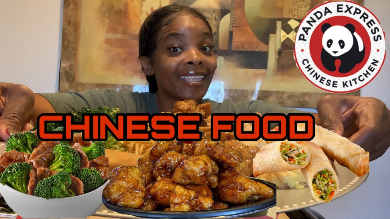 CHINESE FOOD MUKBANG (Panda Express) - YouTube
