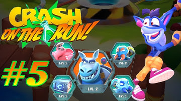 Crash Bandicoot: On the Run !  Gameplay Walkthrough Part 5 !