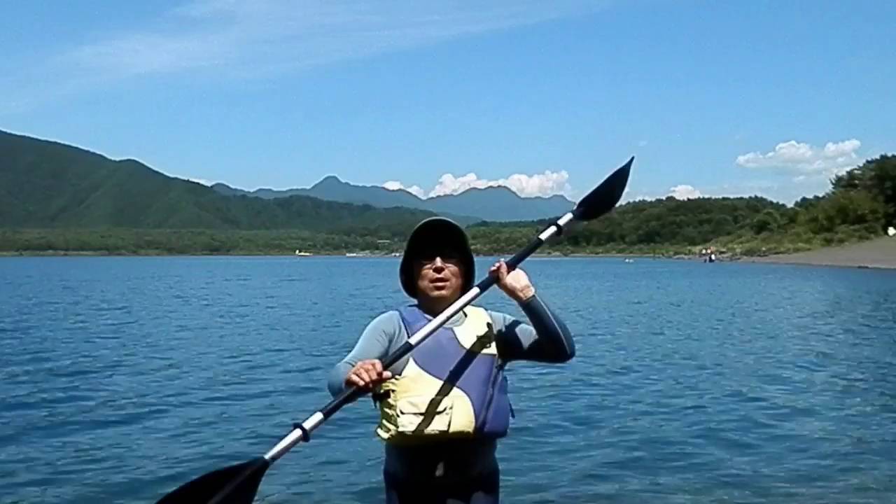 カヤック パドルの持ち方と漕ぎ方 Kayak Youtube