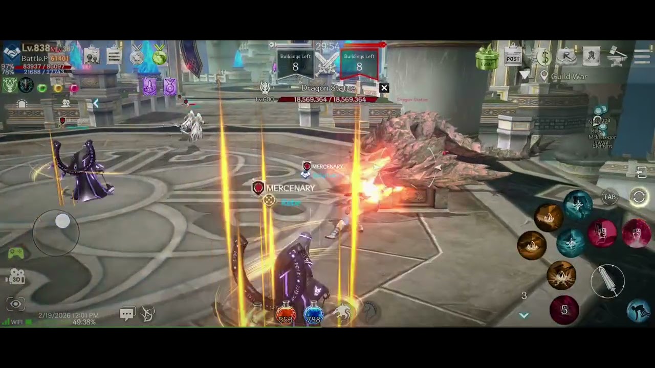 Mercenary guild war Feb 19 2026