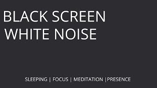 Black Screen White Noise| Soothing Wind 1H