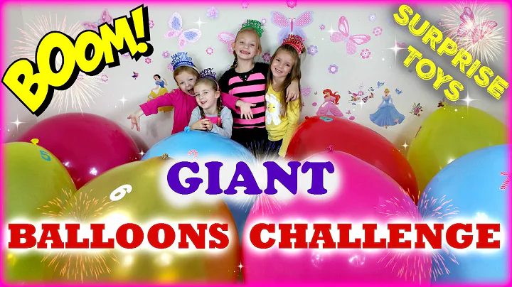 Giant Balloon Surprise Toys Challenge Pop Shopkins Season 4  My Little Pony  Care Bears and more