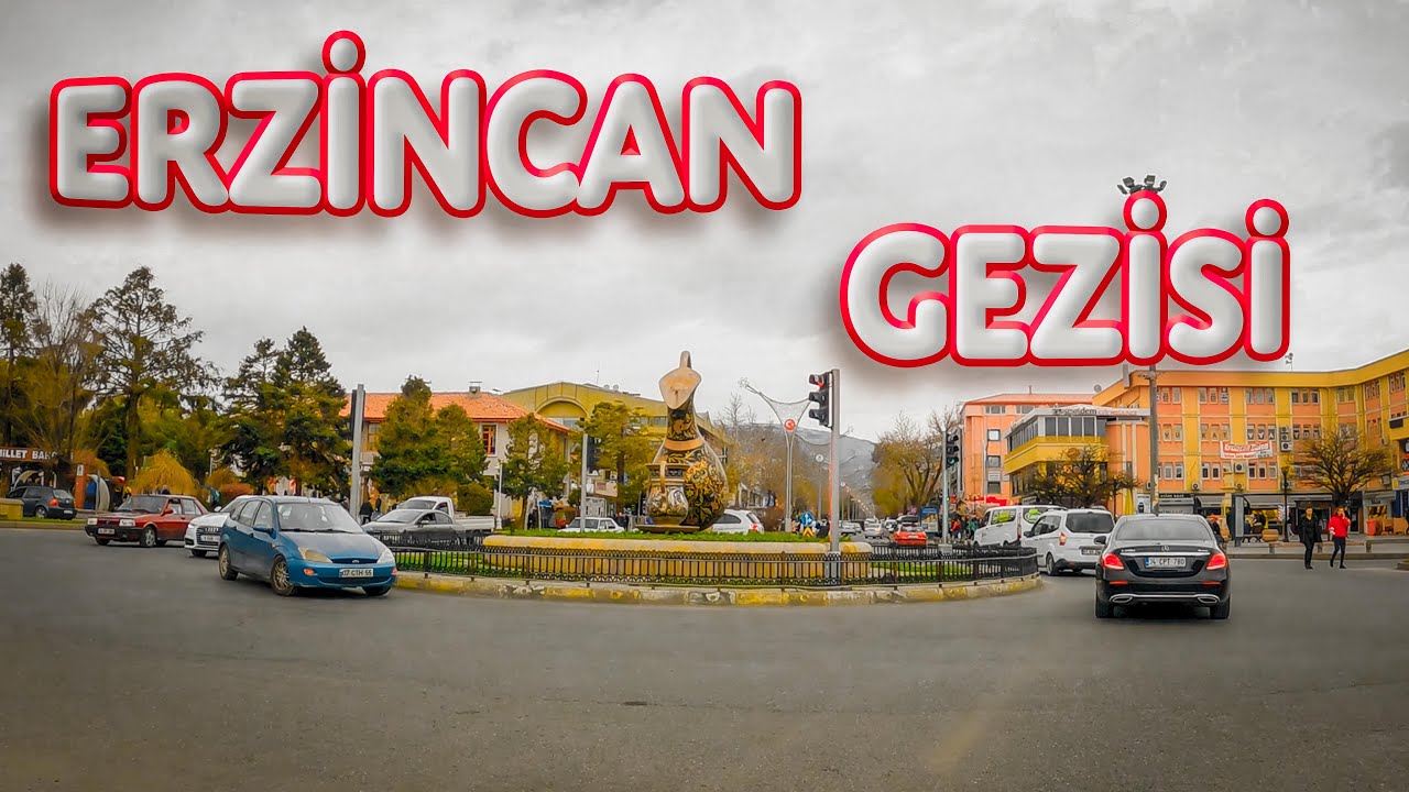 ERZİNCAN GEZİSİ (4K) - DRIVING DOWNTOWN 2023
