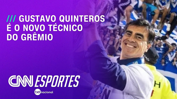 Gustavo Quinteros é o novo técnico do Grêmio | LIVE CNN