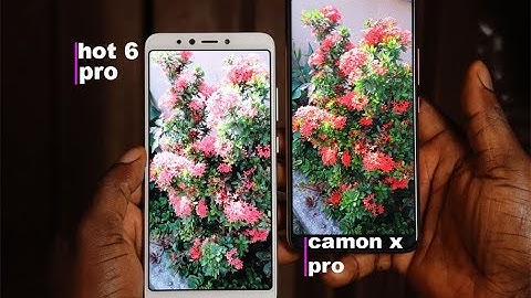 TECNO CAMON X PRO VS INFINIX HOT 6 PRO CAMERA COMPARISON