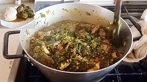 HOW TO   COOK AFANG SOUP LIKE A PRO ! CALABAR STYLE  AFANG  SOUP