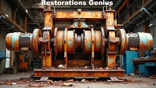 Watch and be shocked! Old woodworking machine transformed after restoration: Restoration Genius