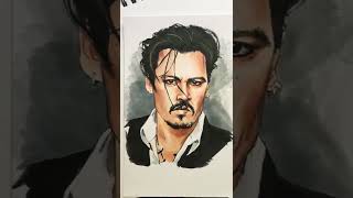 Johnny Depp portrait #art #artist #artwork #johnnydepp